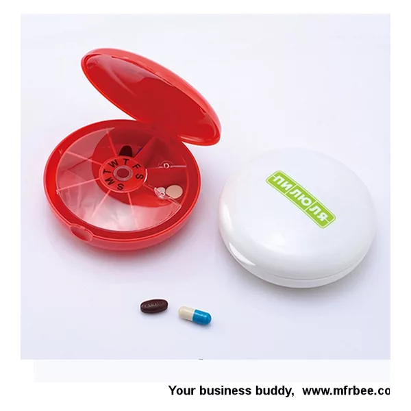 7-cases round pill box(KL-9001)
