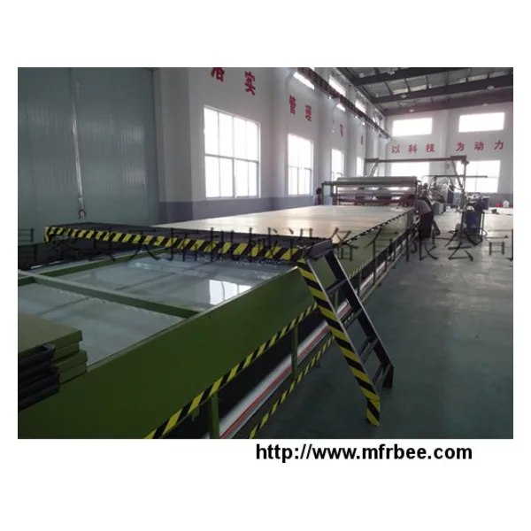 FRP gel coat flat sheet production line