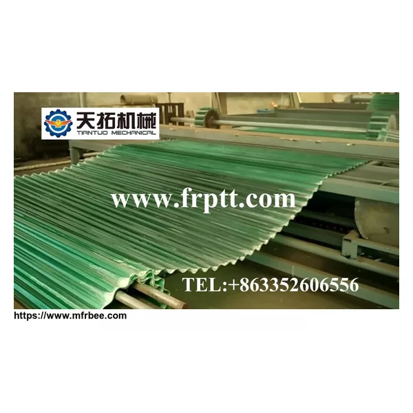 FRP Transversal Corrugated Sheet Production Line