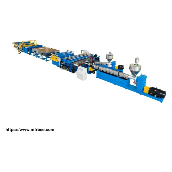 PC PP PE Plastic Hollow Sheet Extrusion Line