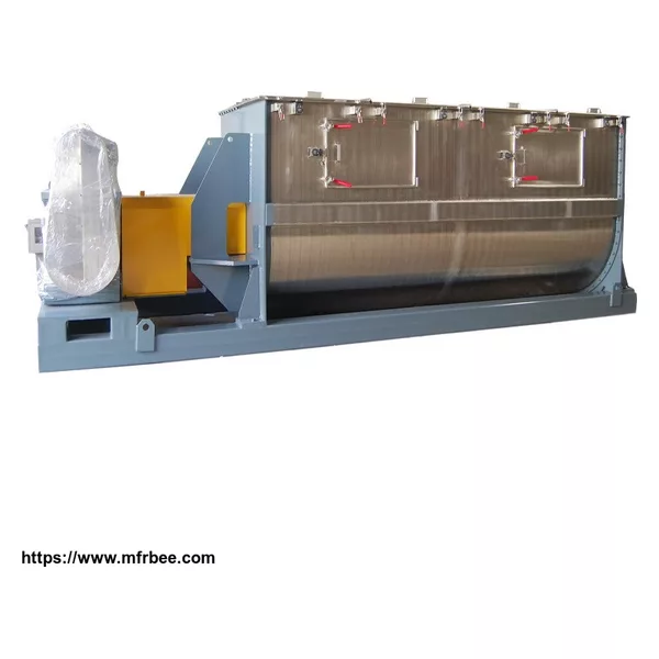 Horizontal Pigment powder/pesticide powder ribbon blender machine