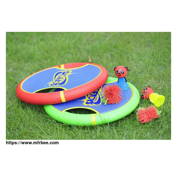 Trampoline Paddle Ball Game Set-Springy Ball Set