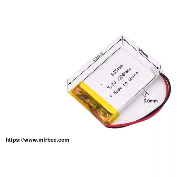 603450-Lipo 3.7 v 1200mah Battery