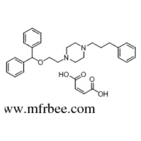 1-(2-(diphenylmethoxy)ethyl)-4-(3-phenylpropyl)piperazine maleate