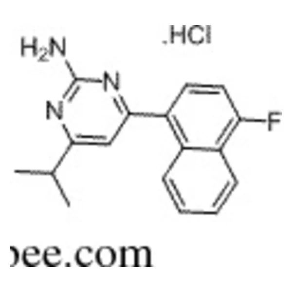 4-(4-Fluoro-1-naphthalenyl)-6-(1-methylethyl)-2-pyrimidinamine hydrochloride