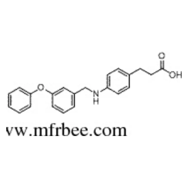4-[[(3-Phenoxyphenyl)methyl]amino]benzenepropanoicacid