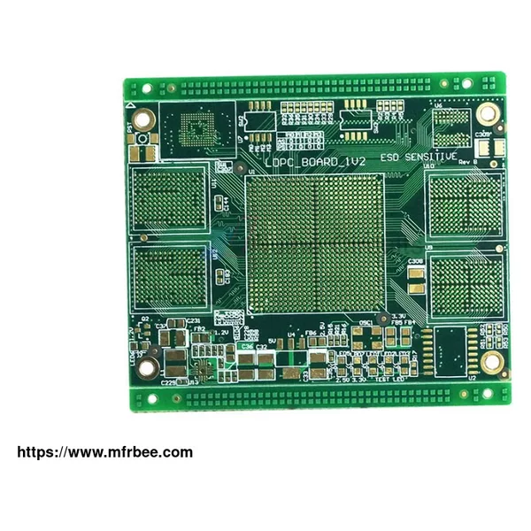 10 Layer Impedance Control Resin Plugging PCB