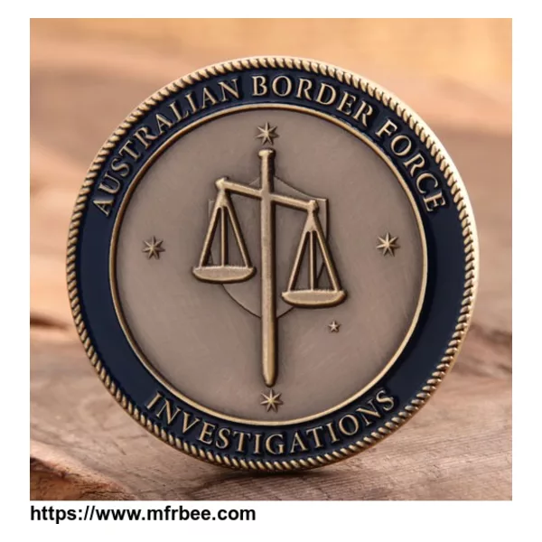 Border Force Custom Challenge Coins