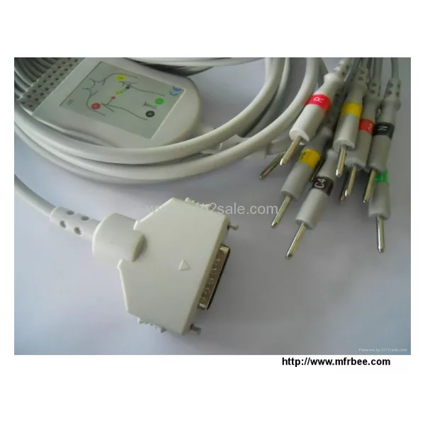 Fukuda FX-101 one-piece 10-Lead EKG cable