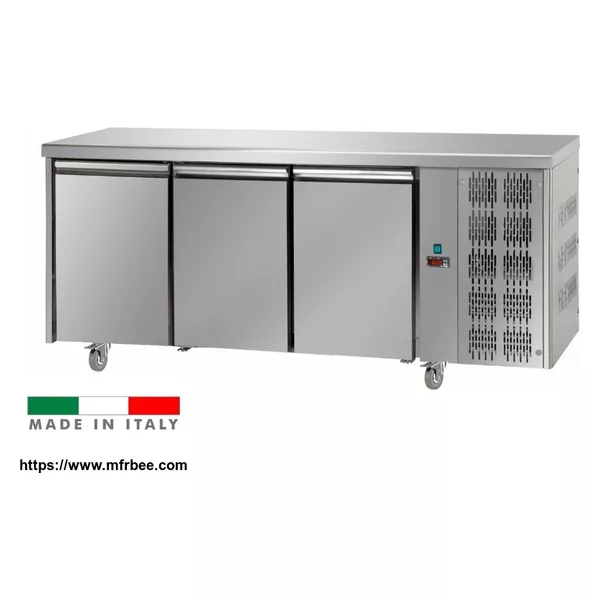 Mastercool 3 Door Stainless Steel Counter Freezer