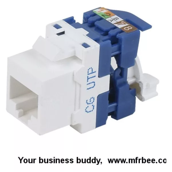 QICC-121  New Style Cat5e/C6 Toolless Keystone Jack