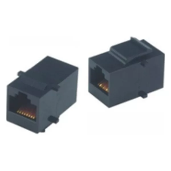 QICC-123 C5E/C6 Pass through coupler RJ45 Keystone Jack
