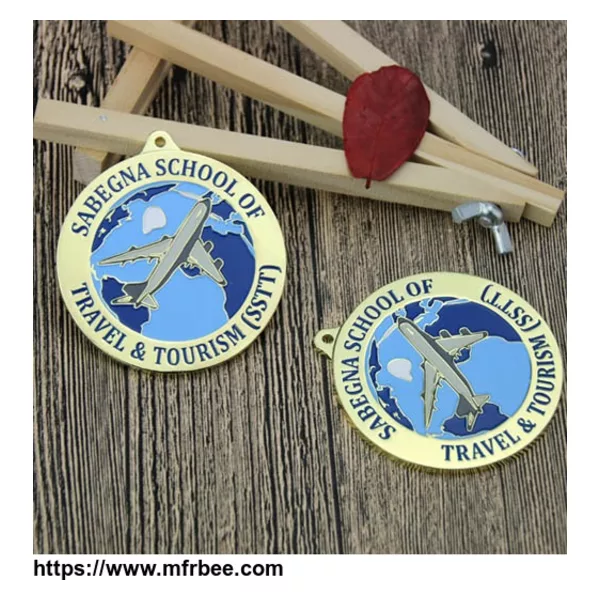 Sabegna School of Travel Tourism Custom medals