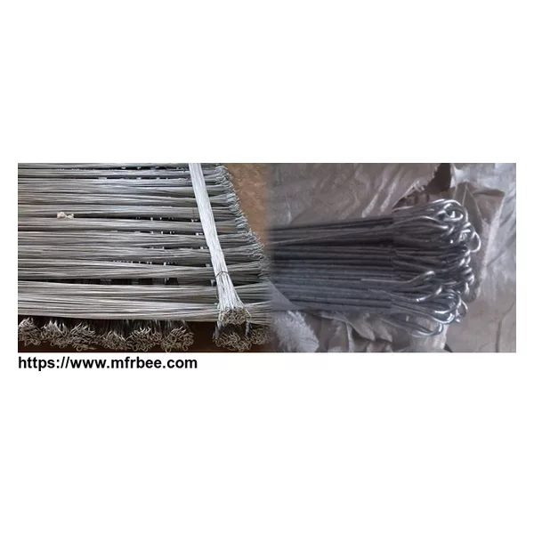 Single looped baling wire