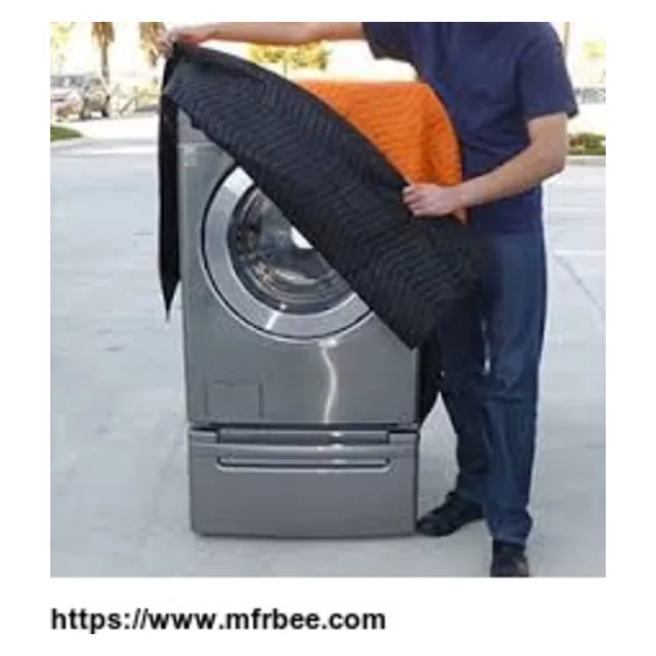 100% recycle denim polyester soft multi-function moving blankets