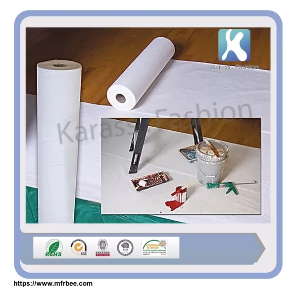 Self Adhesive Felt Baize Fabric Mini Rolls White