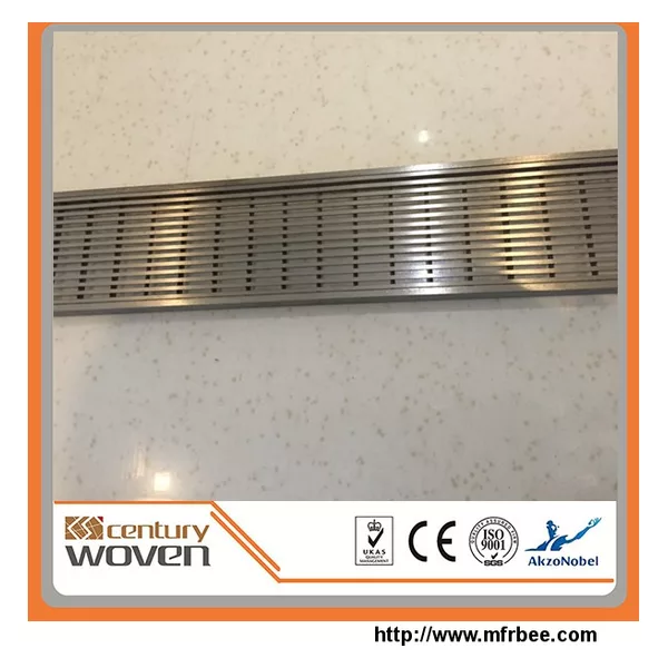 stainless steel linear drain grating