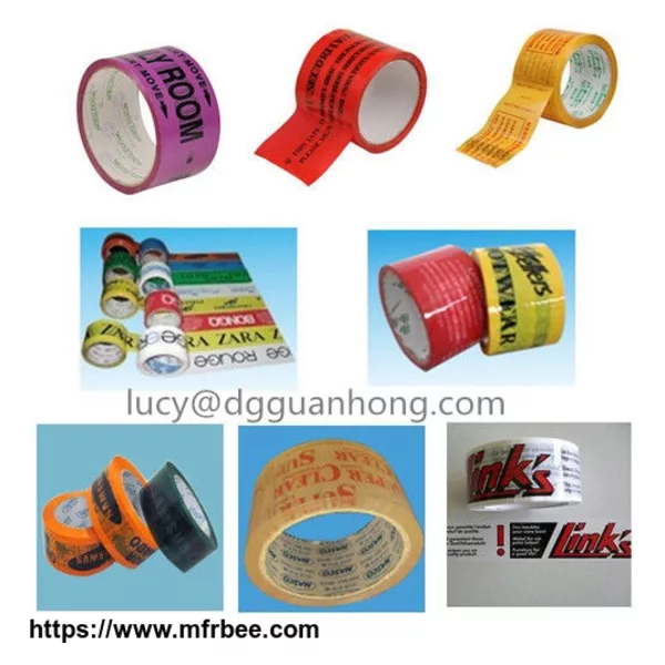 facotry OEM printed Carton BOPP ruban Adhesive Packaging Tape