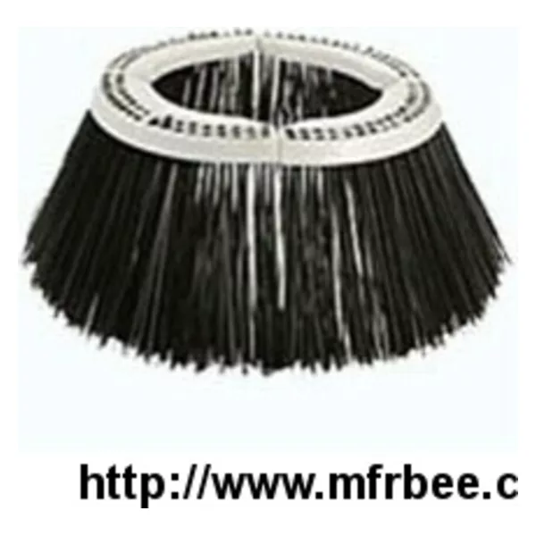 Gutter broom for sweeper