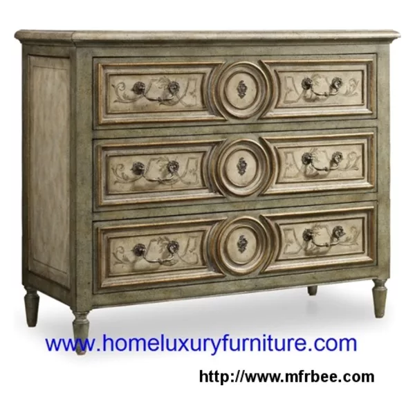 drawers chest wooden cabinet living room JX-0963