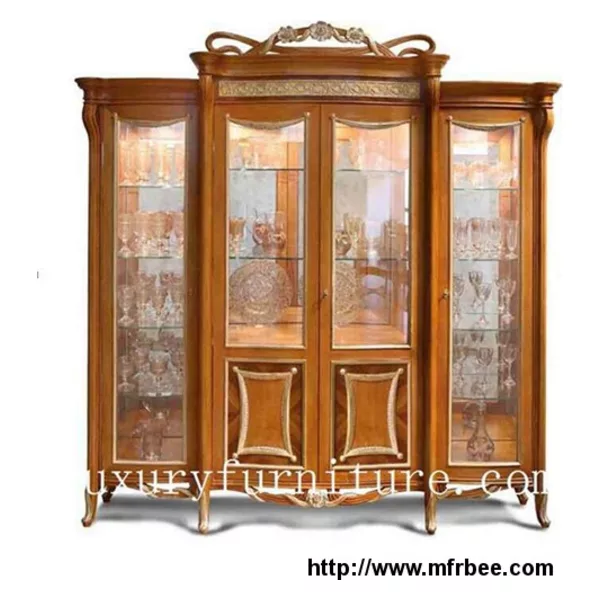 antique china cabinet decoration cabinet FJ-128C