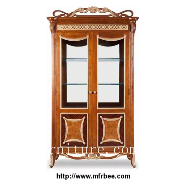 china cabinet solid oak china cabinet FJ-128