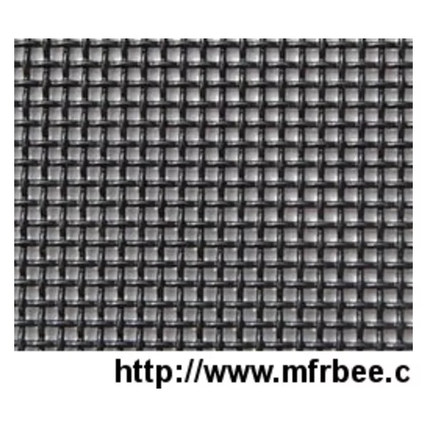 Black Powder Coated Aluminum Window Insect Screen