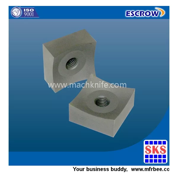 single rotor shredder blades/square rotor blades