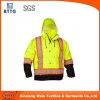 EN11612 100% cotton high visibility Flame retardant jacket for workwear