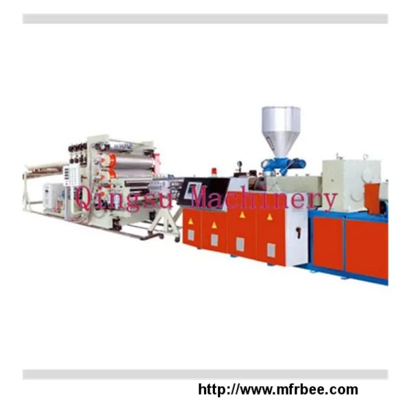 PVC Single Layer Free Foam Sheet Production Line