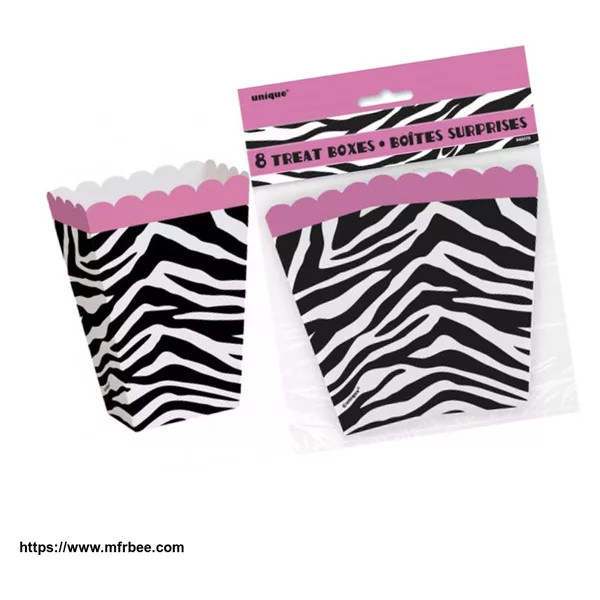 Hens Night Supplies – 8-Pack Zebra Treat Boxes