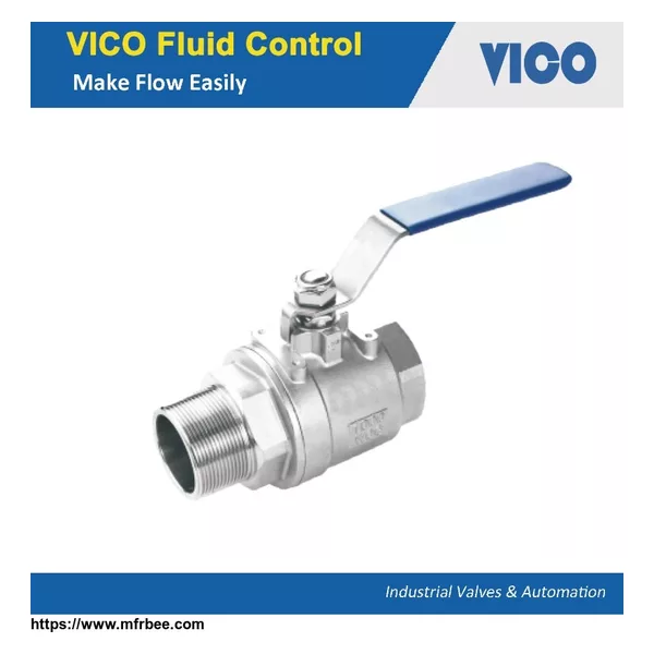 2PC BALL Valve Thread End (Female-male)
