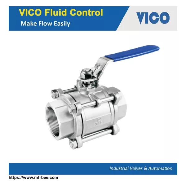 3PC Ball Valve Thread End & Butt Weld End