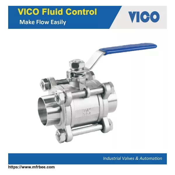 3PC Ball Valve Short Weld End