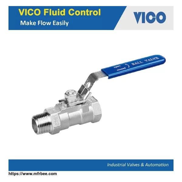 1PC Ball Valve F/M 10000WOG