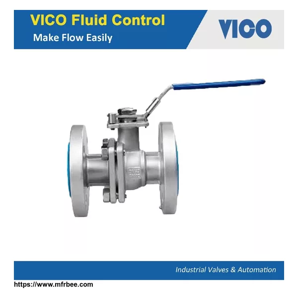 2PC Flanged Ball Valve DIN3202