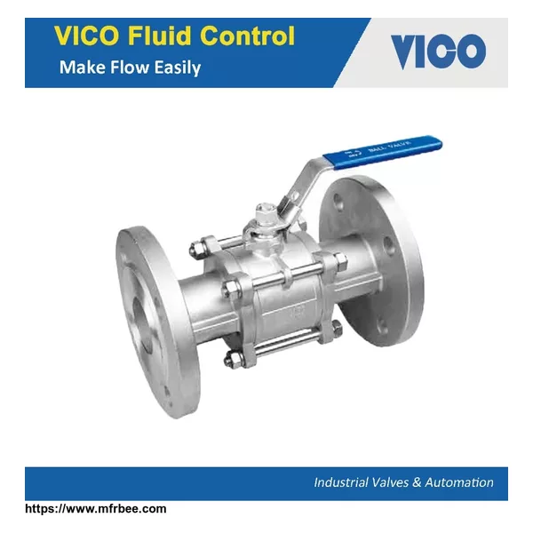 3PC Flanged Ball Valve DIN3202
