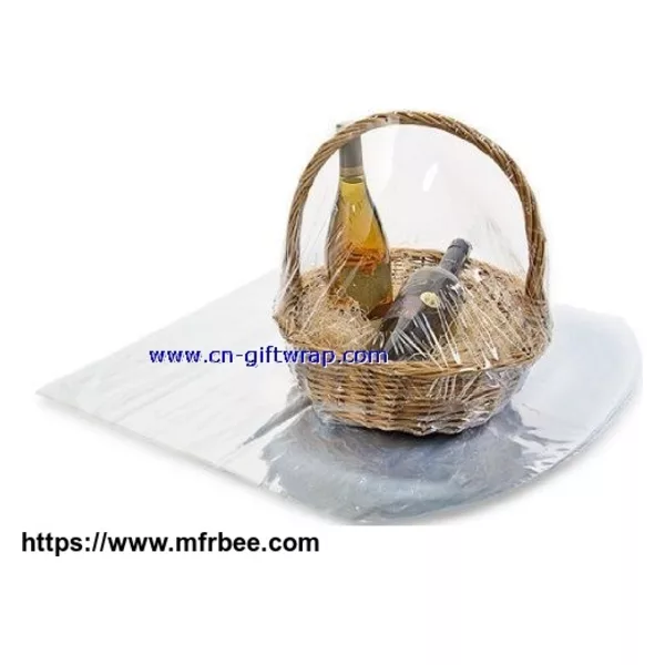 PVC Shrink wrap basket bag of round bottom