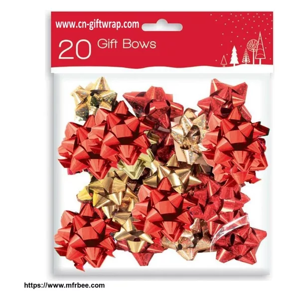 set of 20pcs Gift Bows, Star Bows, Ribbon Bows