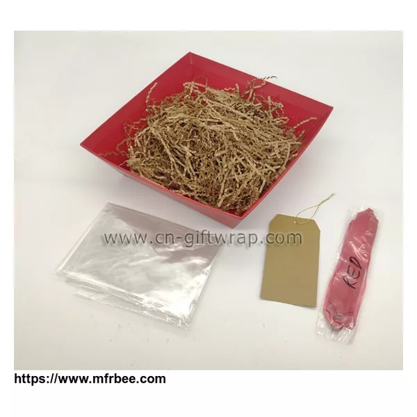 RED DIY Gift Basket Hamper Kit