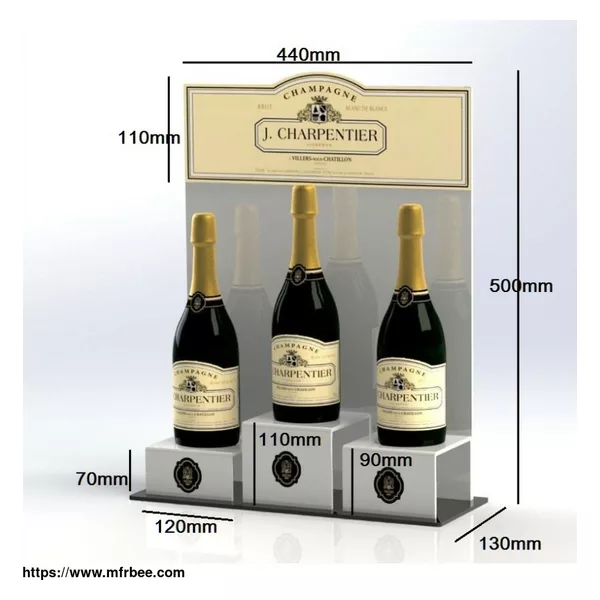 Acrylic Wine Bottle Display