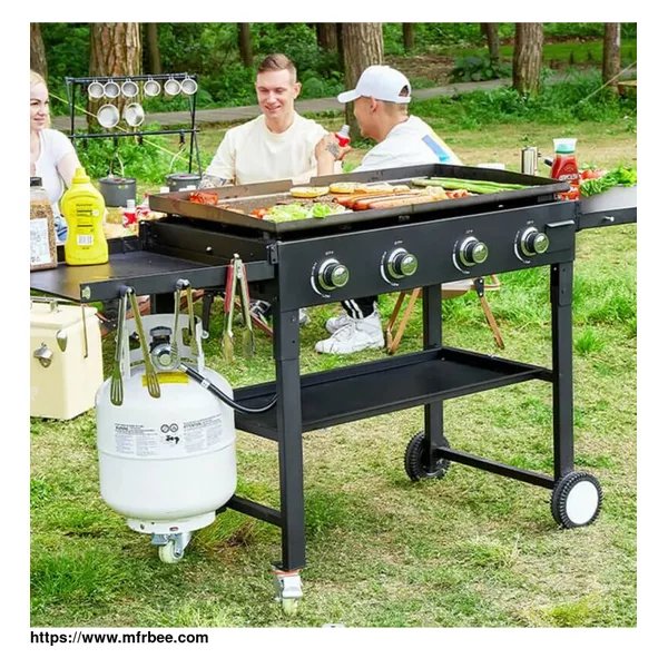 EGA Series 4 Burner 36 Inch Gas Griddle
