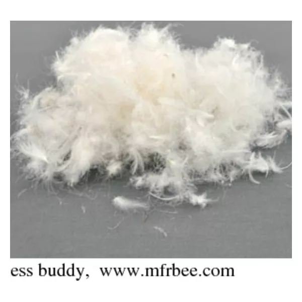 washed white goose feather