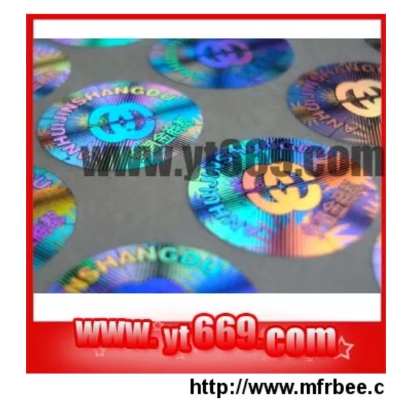 Manifold hologram sticker