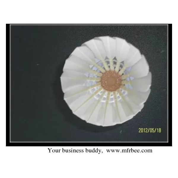 Low price goose feather badminton