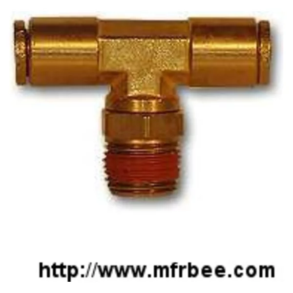 Dot Brass Push To Connect Male Swivel Branch Tee
