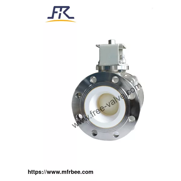 Bare Stem Stainless Steel Ceramic Lined Ball Valve