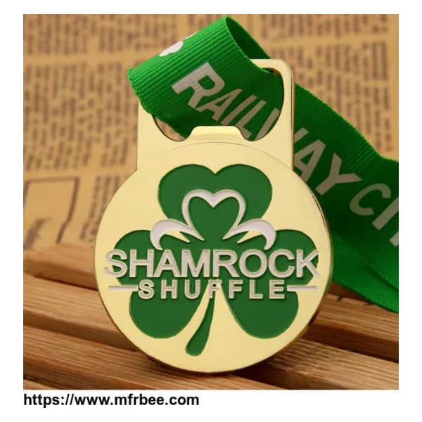 Custom Medals | Shamrock Shuffle Custom Medals