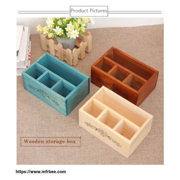 wooden box for storage