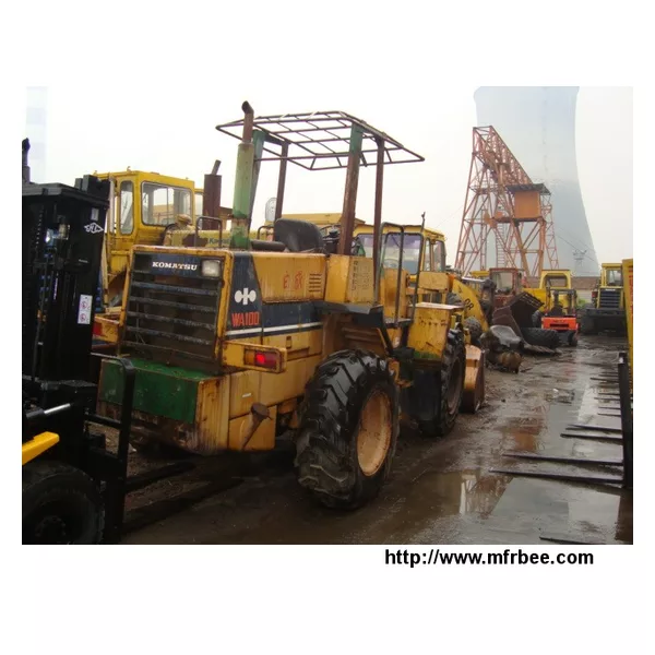 used komatsu loader wa100